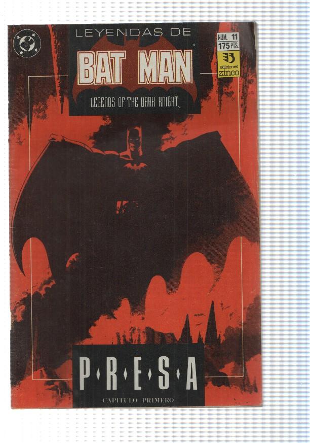 comic Batman: Leyendas num 11 Presa capitulo primero  |  Libros y Coleccionismo