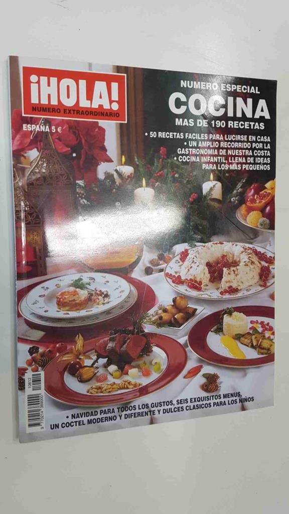 Revista Hola num. extraordinario: Numero especial Cocina (mas de 190 recetas).  Varios menus de Nochebuena  | Libros y Coleccionismo
